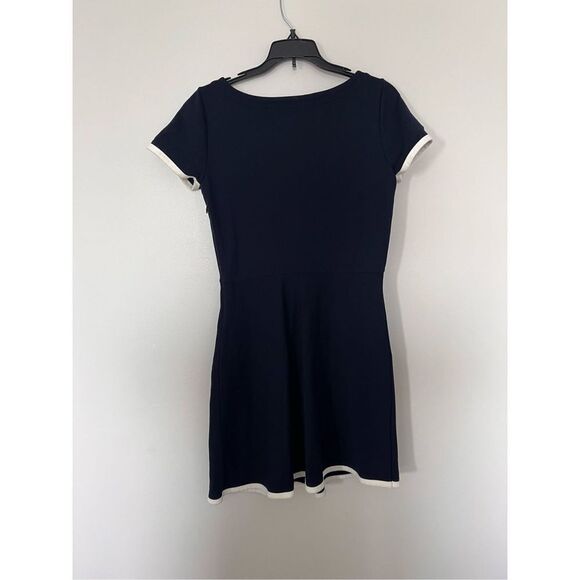 J. Crew Navy White Trimmed Career Dress sz 0 EUC - Picture 5 of 6